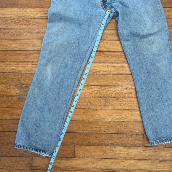 Re/Done Vintage Levi's Collection High Rise Straight Leg Crop Jeans Sz 27 - Picture 9 of 12